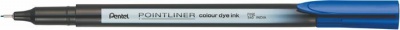 Tűfilc, 0,4 mm, PENTEL "Pointliner", sötétkék
